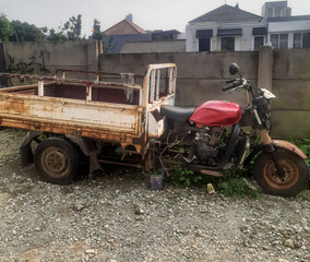 old rusty truck
