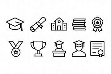 Higher Education Icons - Acme Series