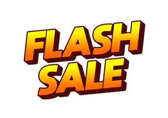 Vibrant Flash Sale Text Design