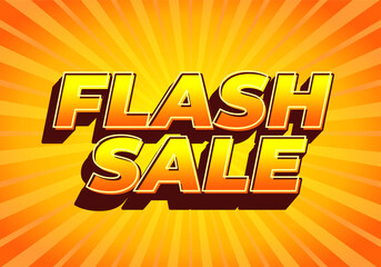 Vibrant Flash Sale Announcement Graphic