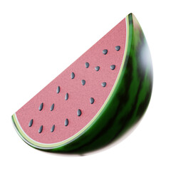 3D Illustration Watermelon