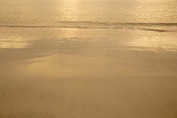 Digitally generated The tide rolling in