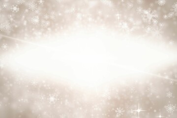 Digital composite image of snowflakes