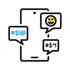 Vector multi color icon for Trolling