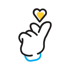 Vector multi color icon for Belittle