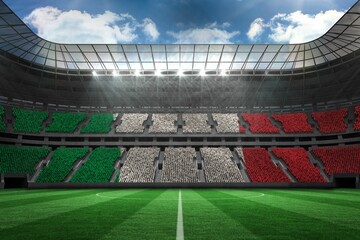 Stadium full of italy football fans