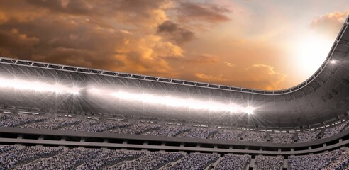 Composite image of stadium