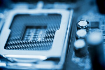 Micro parts of computer chip