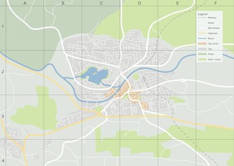 Close-up of world map structure