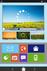 Vector image of various video and icons © vectorfusionart