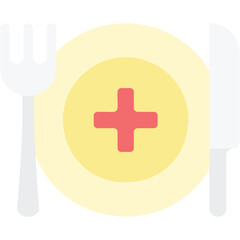 Fototapeta premium Balanced Diet Illustration