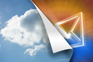 Sky background over bright envelope background