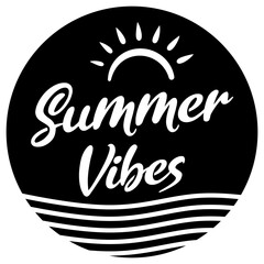 Summer Vibes Sun, Ocean, and Vacation Relaxation Design