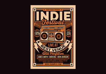 Indie Music Flyer