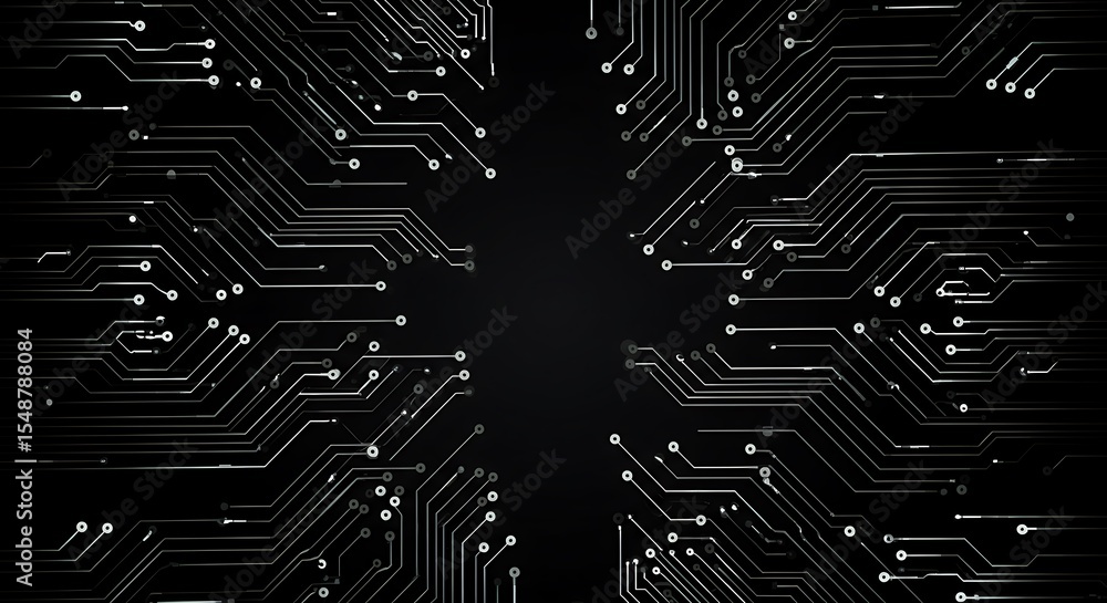 Poster abstract dark circuit board technology background high-resolution digital image for tech designs
