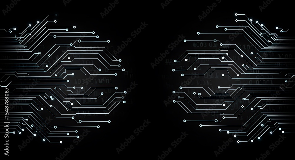 Poster abstract circuit board design futuristic technology background image