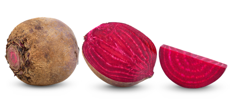 beetroot  isolated on transparent png (Image from camera) - Powered by Adobe