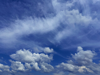 Obraz premium Sky clouds amazing heaven cloudscape.