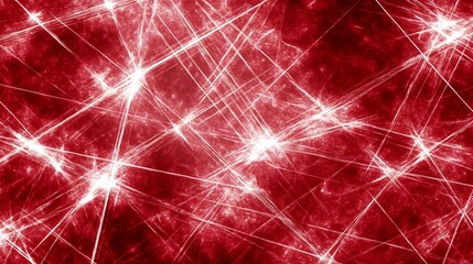 Fototapeta premium Abstract red background with intersecting lines and light effects