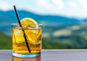Iced Tea with Lemon and Mountain View