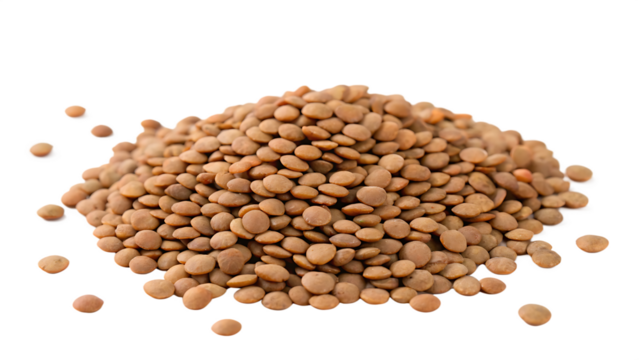 lentils isolated on white background png, ai generated