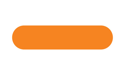 Orange button for title text design, lower third template design frame text design. EPS 10 .