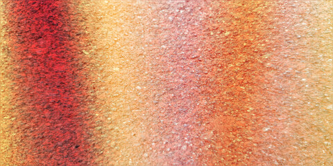 Concrete wall texture with colored plaster. Beautiful design facade painted plaster walls with small pits of various shapes. The texture for the walls in the interior or exterior. vector