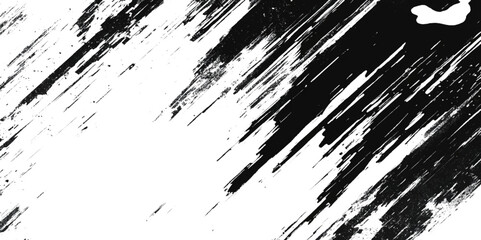 Black and white texture with a grunge aesthetic design, while the texture is created by an irregular pattern of dark gray and black marks, the surface as well as splotches using for wall decor.