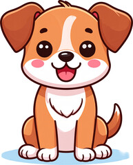 강아지 일러스트