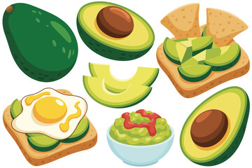 Avocado Toast and Other Avocado Dishes Collection