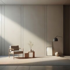 Minimalist lines and neutral colors