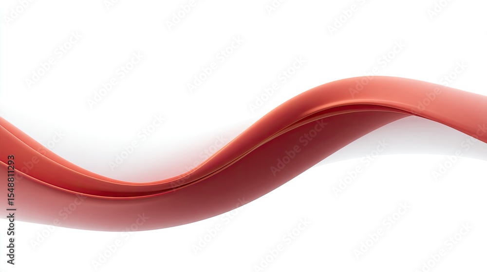 Poster smooth red wave abstract background for creative design projects