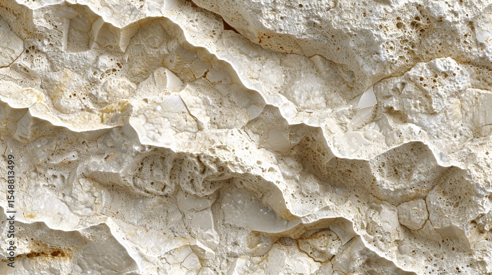 Poster limestone close-up showing fossilized patterns and organic grooves.