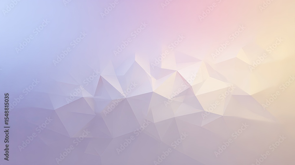 Aufkleber soft gradient abstract background with geometric shapes and colors
