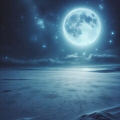 Snowscript only visible in moonlight