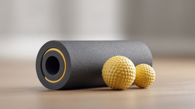 Foam Roller and Therapy Balls for Muscle Recovery and Relaxation
