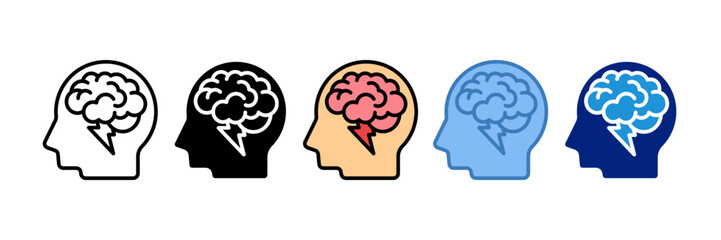 Brainstorming Icon Element For Design