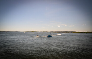 a ship on Lake Niegocin in Giżycko in Masuria