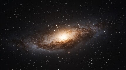 Stellar Vortex – The Heart of a Spiral Galaxy