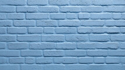 Obraz premium Textured Blue Brick Wall Surface for Background or Design Use
