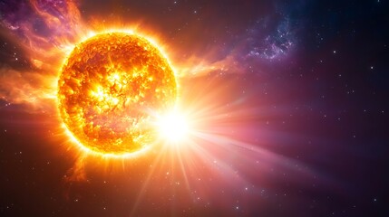 Intense Solar Flare Erupts in Deep Space