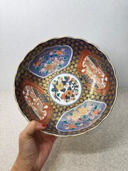 佐賀の伝統美 古伊万里焼の皿