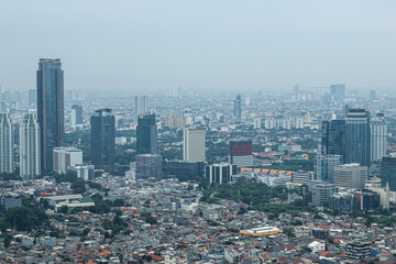 Landscape of skyscrapers located around the Kuningan and SCDB areas 