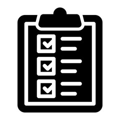 Checklist Clipboard Icon