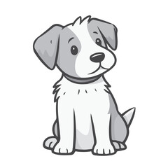 Dog Silhouette Vector Illustration – Loyal Pet Animal Design