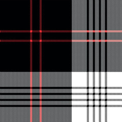 Traditional plaid vector repeating pattern.