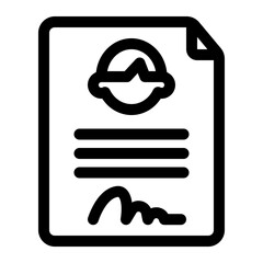 Signed Document Job Application