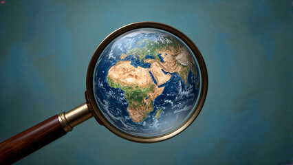 A vintage view of earth's vibrant diversity