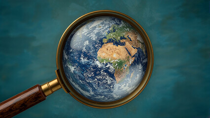 A vintage lens unveils earth's vibrant tapestry