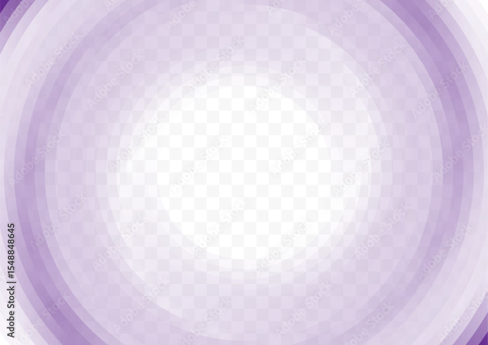 Poster Light violet and white smooth glossy circles abstract geometric background. Vector rings on checkered backdrop, futuristic tech design